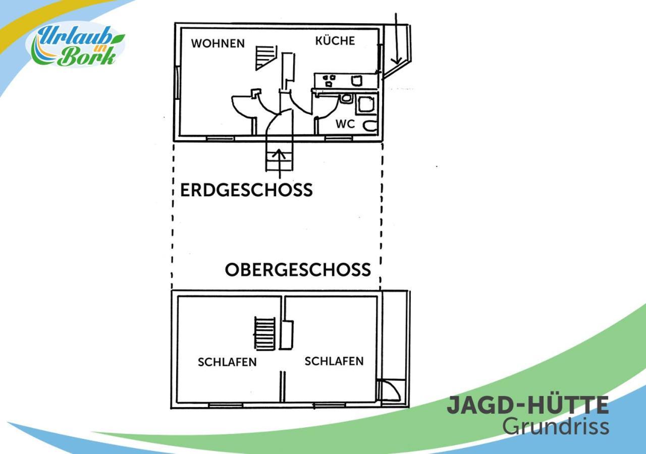 Jagd-Angler-Holzhaus-Im-Wald-Am-See Villa Kyritz Exterior foto